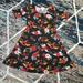 Lularoe Dresses | Lularoe Short Sleeve Floral Dress | Color: Black/Red | Size: 6g