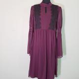 Jessica Simpson Dresses | Jessica Simpson Dark Purple And Black Dress | Color: Purple | Size: 12