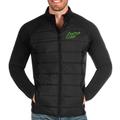 Men's Antigua Black Saskatchewan Rush Altitude Full-Zip Jacket