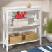 Highland Dunes Rumbell 32.5" H x 31.5" W Wood Standard Bookcase Wood in White | 32.5 H x 31.5 W x 11.75 D in | Wayfair
