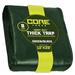 Core Tarps 12 ft. x 20 ft. 8 Mil Heavy Duty Polyethylene Tarp, Waterproof, Rip & Tear Proof Aluminum in Green | 1 H x 12 W x 20 D in | Wayfair