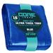 Core Tarps 30 ft. x 50 ft. 16 Mil Heavy Duty Polyethylene Tarp, Waterproof, Rip & Tear Proof Aluminum in Blue | 1 H x 30 W x 50 D in | Wayfair