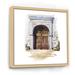 East Urban Home Vintage Wood Door Of Rustic Entrance - Vintage Canvas Wall Art Print Canvas in White | 36 H x 36 W x 1 D in | Wayfair