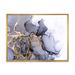 East Urban Home and Shiny Golden Alcohol Ink - Print on Canvas in Gray | 12 H x 20 W x 1 D in | Wayfair F376F1EA4AD84D99B54E04BA1796A1BF