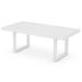 POLYWOOD® Edge Dining Table Plastic in White | 29.25 H x 78 W x 40.15 D in | Outdoor Dining | Wayfair EMT4078WH