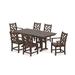 POLYWOOD® Chippendale 7-Piece Farmhouse Outdoor Dining Set Plastic | 72 W x 37.72 D in | Wayfair PWS627-1-MA