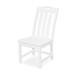 Trex Outdoor Yacht Club Dining Side Chair Plastic/Resin in White | 38.44 H x 19.25 W x 25.5 D in | Wayfair TXD130CW