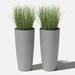 Veradek Mason Series Selena Planter Plastic in Gray | 28 H x 13.5 W x 13.5 D in | Wayfair SLV28C-2PK