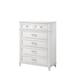 Red Barrel Studio® Aries 5 Drawer Chest Solid Wood in White | 50.123 H x 16.88 W x 36.88 D in | Wayfair 8014E11FCFEC4120A1EF885BADC32B6E