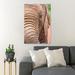 Bungalow Rose Half Face Of A Brown Elephant - 1 Piece Rectangle Graphic Art Print On Wrapped Canvas in White | 36 H x 24 W x 2 D in | Wayfair