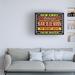 Trinx Our Grill Ribs by Mark Frost - Wrapped Canvas Textual Art Canvas, Wood in White/Black | 35 H x 47 W x 2 D in | Wayfair