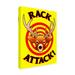 Trinx Rack Attack by Mark Frost - Wrapped Canvas Graphic Art Metal in Brown/Red/Yellow | 32 H x 24 W x 2 D in | Wayfair