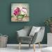 Rosdorf Park Katrina Jones "Green Teacup & Roses Vintage Bouquet" Canvas Art Canvas, Wood in Gray/Green/Pink | 18 H x 18 W x 2 D in | Wayfair