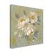 Red Barrel Studio® Silvia Vassileva "Sage Floral I" Canvas Art Canvas, Cotton in Brown/Gray/Green | 14 H x 14 W x 2 D in | Wayfair