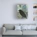 Red Barrel Studio® Tim Nyberg "Raven Moon 4" Canvas Art Canvas, Wood in Black/Blue/Gray | 19 H x 14 W x 2 D in | Wayfair