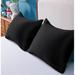 Everly Quinn Pillowcase Microfiber/Polyester/Silk/Satin in Black | Queen | Wayfair DA81F4C633354B1996FF41028CC2F3DC