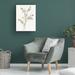 Red Barrel Studio® Annie Warren "Single Sprig II" Canvas Art Canvas, Wood in Green | 24 H x 18 W x 2 D in | Wayfair