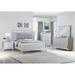 Rosdorf Park Benecko 5 Pc Full Bed White Upholstered, Wood in Brown | 63 H x 54 W x 86 D in | Wayfair DF926CF26CF848ABBD345EC64F3A3C05