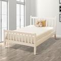 Red Barrel Studio® Twin Size Platform Bed Including Headboard & Footboard Wood in White | 40.41 H x 41.32 W x 80.02 D in | Wayfair