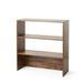 DormCo Yak About It Dorm Station Top Shelf - Firewood Wood in Brown | 36.25 H x 33.75 W x 12 D in | Wayfair DSST-DD17YAK-FIRE