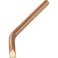 Toolcraft - KB-100 Punta di saldatura Forma a scalpello, curva Dimensione punta 10 mm Lunghezza