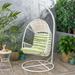 Malia Wicker Hanging Chair with Stand by Christopher Knight Home