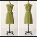 Anthropologie Dresses | Anthropologie Girls From Savoy Chartreuse Olive Green Dress 8 Silk Ruffle | Color: Green/Yellow | Size: 8