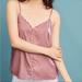 Anthropologie Tops | Maeve Anthropologie Velvet Cut Out Tank | Color: Pink | Size: S