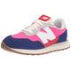 New Balance Girls 237 V1 Lace-Up Sneaker, Victory Blue/Exuberant Pink, 6.5 Big Kid