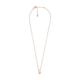 Skagen Necklace for Women Kariana, Length: 457mm Rose Gold Stainless Steel Necklace, SKJ1566791