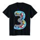 Kinder Geburtstagsshirt Kinder 3 Jahre Fahrzeuge Jungen 3Geburtstag T-Shirt