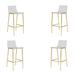 Sasha Stool (Set of 4) - 35"H (SH 26") x 17"W x 19.5"D