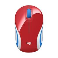 LOGITECH M187 Mini Maus Wireless, rot