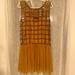 Free People Dresses | Free People Copper Gold Sequin Party Dress | Color: Brown/Gold | Size: M