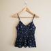 American Eagle Outfitters Tops | American Eagle Outfitters Smocked Peplum Cami | Color: Blue | Size: M