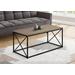 "Coffee Table / Accent / Cocktail / Rectangular / Living Room / 40""L / Metal / Laminate / Brown / Black / Contemporary / Modern - Monarch Specialties I 3786"