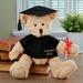 Personalization Mall Personalized Graduation Teddy Bear Fabric in Black/Brown | 15 H x 9 W x 6 D in | Wayfair 2458