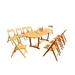 Winston Porter Cimara Oval 10 - Person Outdoor Dining Set Metal in Brown/White | 115 W x 40 D in | Wayfair DSSurfliner_94MasOval_11_AA_2