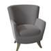 Armchair - Ivy Bronx Mullis 29.25" Wide Tufted Armchair Velvet/Microfiber/Microsuede/Fabric in Pink/Brown | 34.5 H x 29.25 W x 29.5 D in | Wayfair