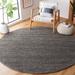 Gray 84 x 84 x 0.51 in Indoor Area Rug - 17 Stories Misak Handmade Tufted Wool Area Rug in Cotton/Wool | 84 H x 84 W x 0.51 D in | Wayfair