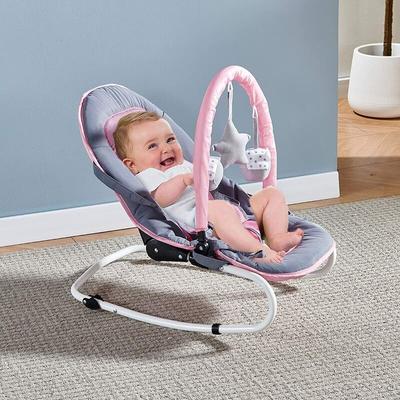 Portable Baby Bouncer, Float Baby Bouncer Chair from Birth, Folding 2-in-1 Baby Rocker with