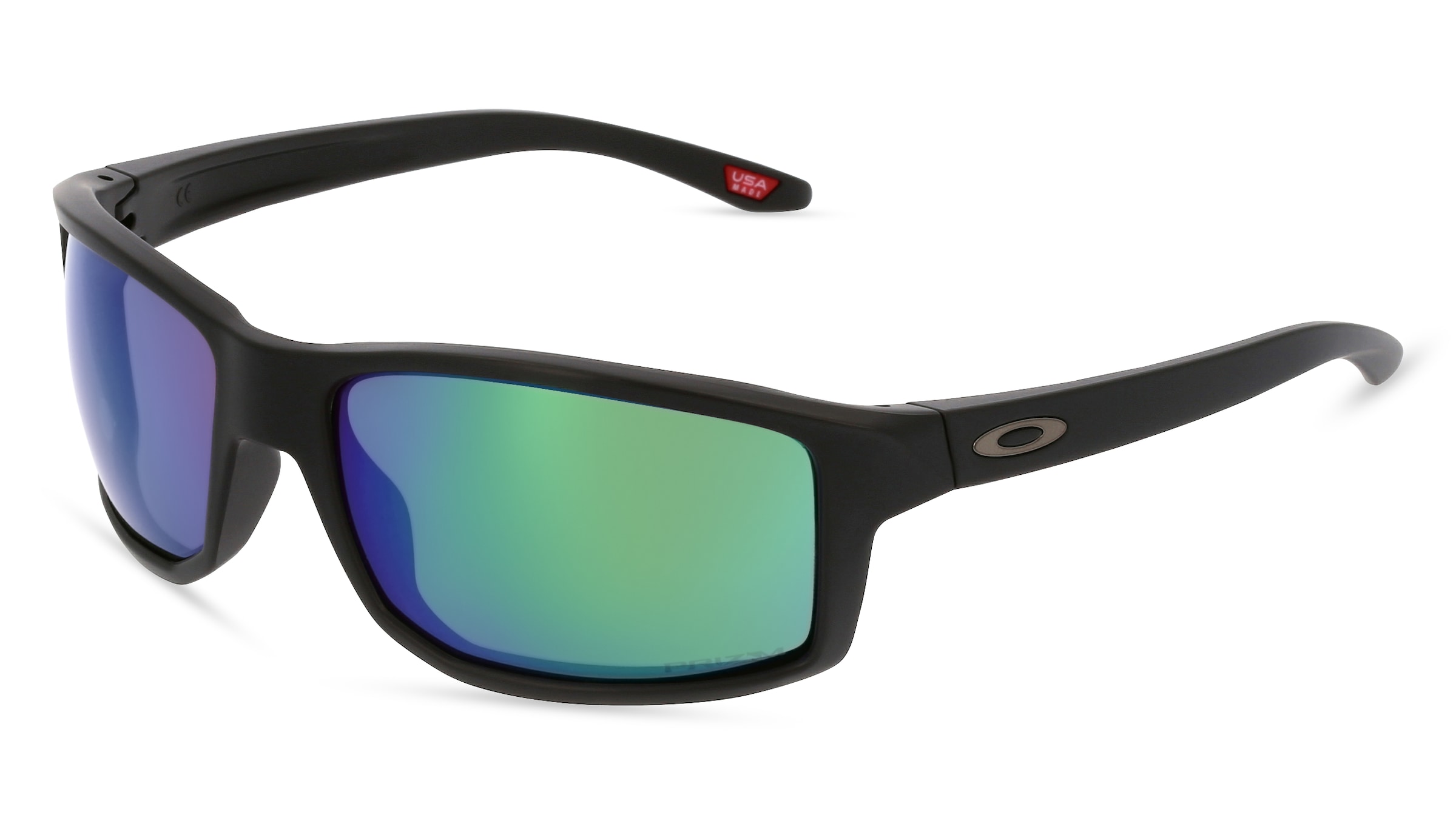Oakley OO9449 GIBSTON Herren-Sonnenbrille Vollrand Quadratisch Kunststoff-Gestell, schwarz