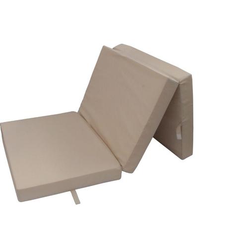 Klappmatratze Senior beige, 195x85 cm, Campingmatratze, Faltmatratze - Herlag