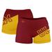 Women's Maroon ULM Warhawks Color Block Shorts