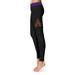 Women's Black Alcorn State Braves Plus Size Solid Yoga Leggings