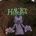 Disney Tops | Disney Parks Halloween Minnie “Haunt You Later” Sweatshirt Hoodie Dress Tunic | Color: Black/Purple | Size: L