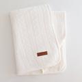 Design Dua Cotton Blend Stroller Blanket in White | 30 W in | Wayfair CKB100
