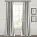 Farmhouse Stripe Yarn Dyed Eco-Friendly Recycled Cotton Window Curtain Panels Black 42X84 Set - Lush Decor 21T011016