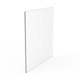 FixtureDisplays Nominal 1/8 Inch (3mm) Cast Clear Acrylic Sheet Plexiglass Cover Shelf Tabletop Saw Cut | 3 H x 8 W x 8 D in | Wayfair 15643-8X8