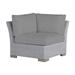 Summer Classics Club Woven Patio Lounge Chair w/ Cushions Metal/Wicker/Rattan in Gray | 29.5 H x 34 W x 34 D in | Wayfair 362024+C585H440N